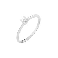 Anello Rebecca Donna Lux in Oro bianco Diamante 0.10 Ct GRLABD09 - GRLABD09